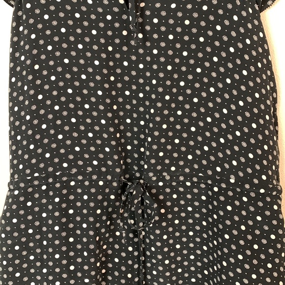 Madewell Black Print Women’s Romper Size XS - Picture 2 of 6